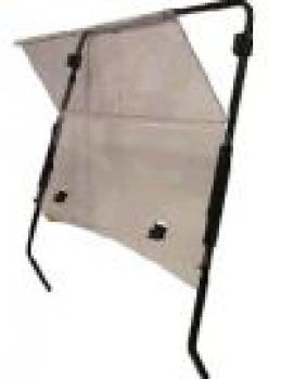 Umklappbare Windschutzscheibe, getönt, schlagfest