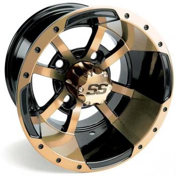 Felge STORM TROOPER  Champagner/Schwarz, 10X7 3 + 4 OFFSET