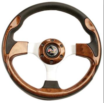 Lenkrad Kit  mit schwarzen Adapter, königlich Wurzel  12,5"