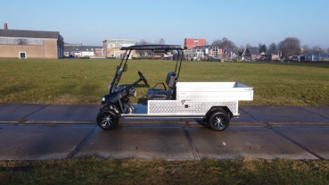 Preview: BSN1000 Elektro Golf Cart mit langer Ladefläche NEUFAHRZEUG mit Lithium Batterie 110 Ah