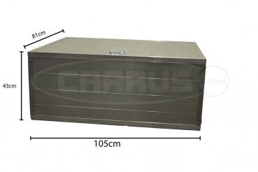 Preview: Ladebox aus Aluminium geschlossen für den E-Z-GO RXV