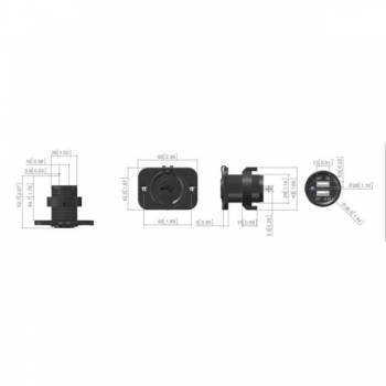 Preview: USB-Wandler 12/24V Einbau