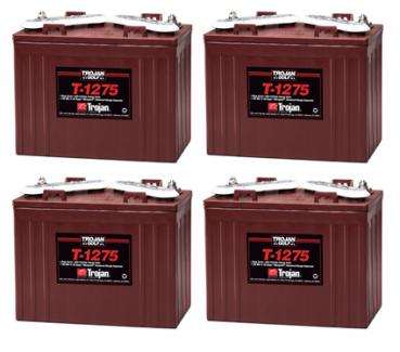 1 Satz Batterien Trojan T1275 12 Volt ( 4 Stück)