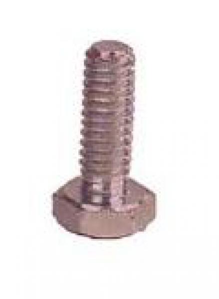 Stahl verzinkt Sechskant Schraube, (10 / St)