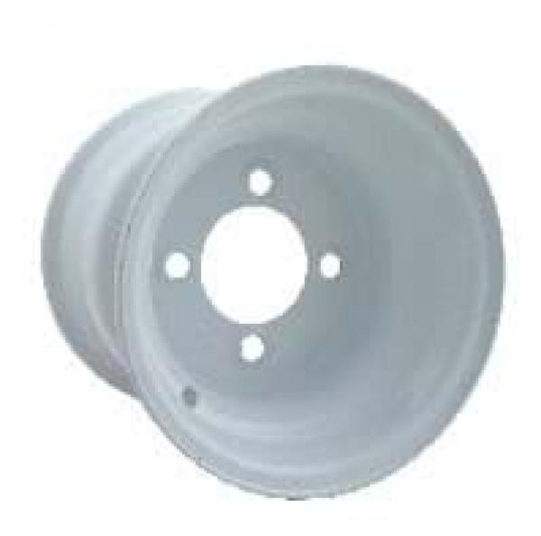 10x7 Stahl Felge  weiß