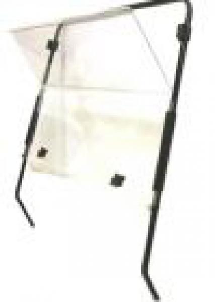 Windschutzscheibe nach unten klappbar, klar, geflügelt, 4.1 "Acryl