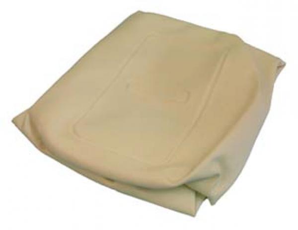 Sitzbezug für Rückenlehne, gelbbraun