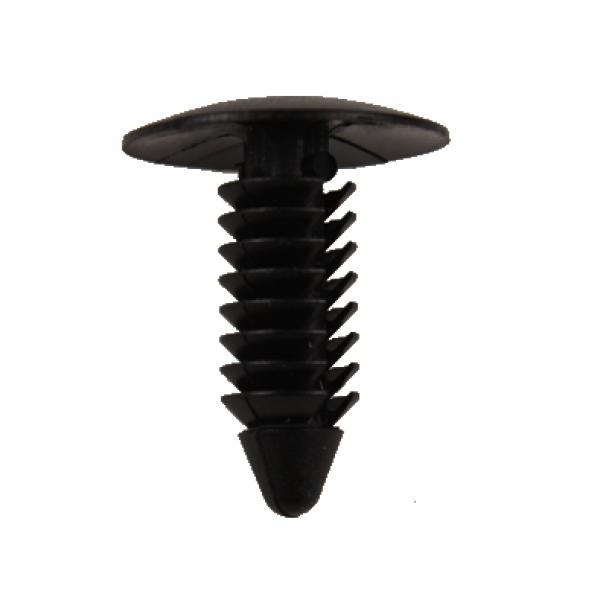 Kunststoff Weihnachtsbaum Push-Nieten, schwarz