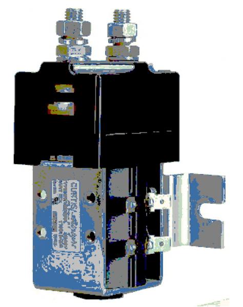 Magnetschalter Curtis 36-Volt-Hoch amp Magnet. Curtis # SW180 Kommt mit Halterung bereits angebracht