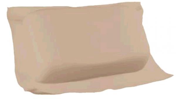 Sitzbezug für Rückenlehne, gelbbraun