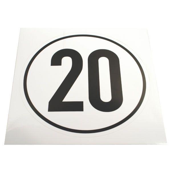 BF20 Begrenzungsschild 20 km/h