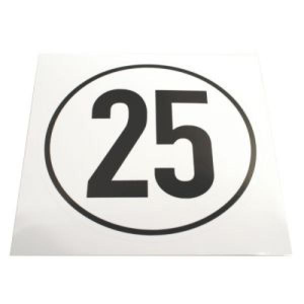 BF25 Begrenzungsschild 25 km/h