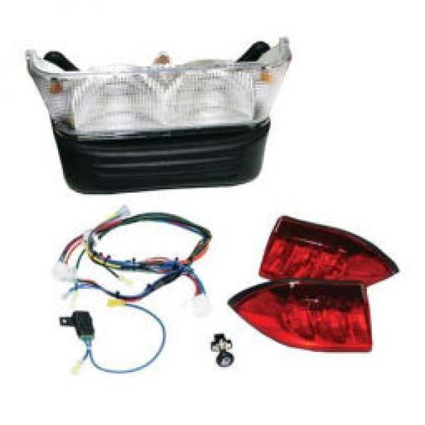 Beleuchtungsanlage Basic für Club Car Precedent mit 12 Volt Batterien