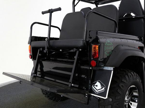 zusätzliche Sitzreihe montiert an Ladebox