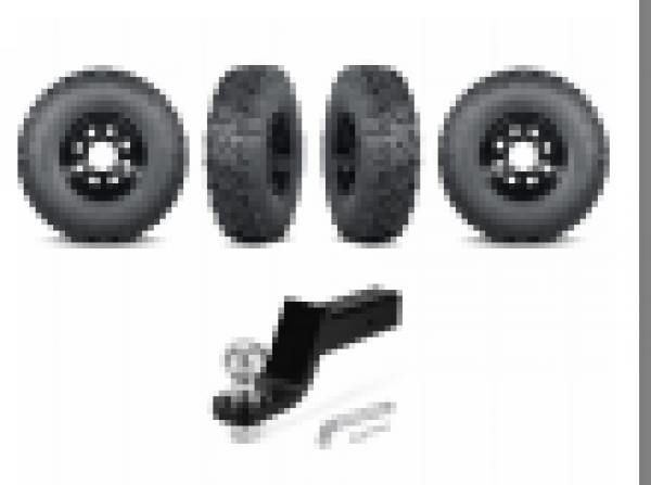 Aufpreis für eine Anhängerkupplung und ein Satz Traktionsreifen