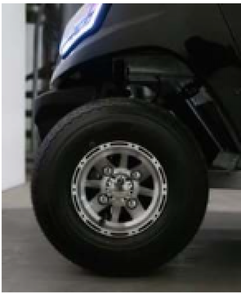 Aufpreis  für 10-Zoll-Aluminiumräder und Reifen