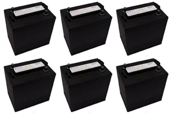1 Satz Batterien Q-Batteries 6DC-225 6V 225Ah Deep Cycle ( 6 Stück)