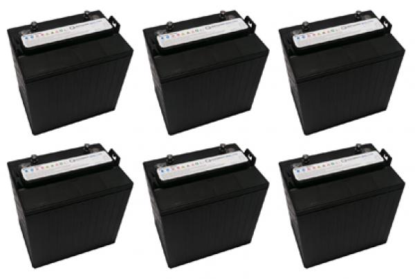 Aufpreis für einen neuen Satz Batterien 8V-170 ( 6 Stück )